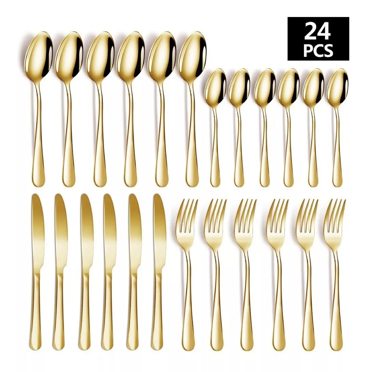 Set Cubiertos 24 Piezas HIGH QUALITY