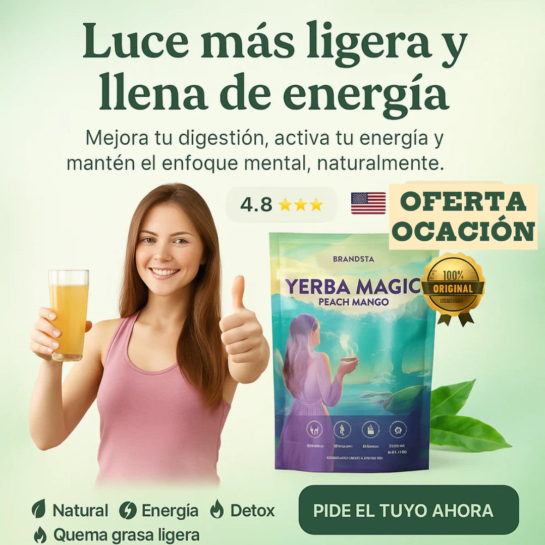 Yerba Magic | Natural Mango Melocotón